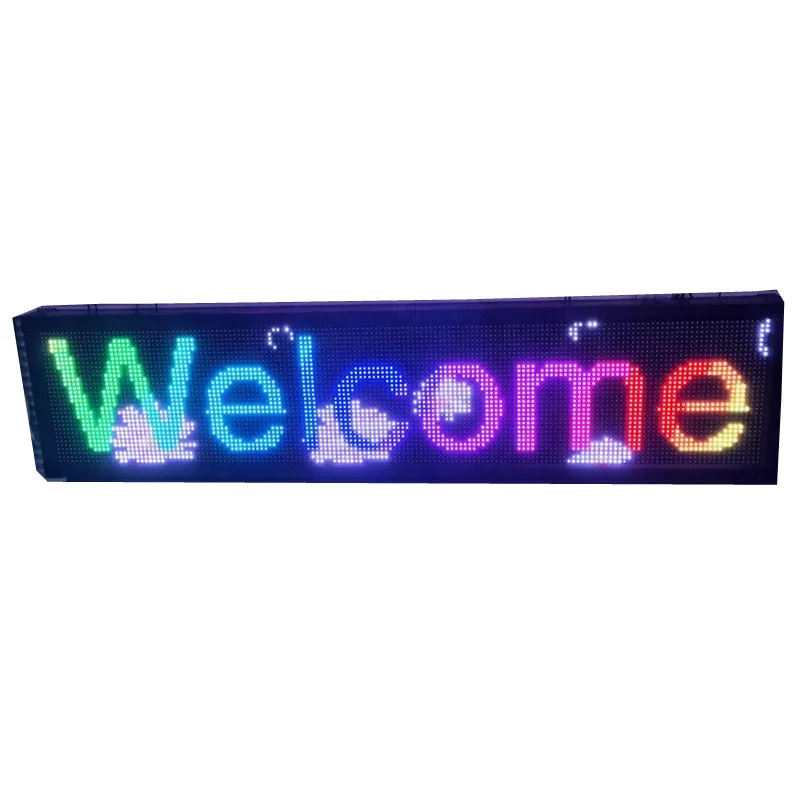 Customized LED P10 monochrome advertising display panel signboard