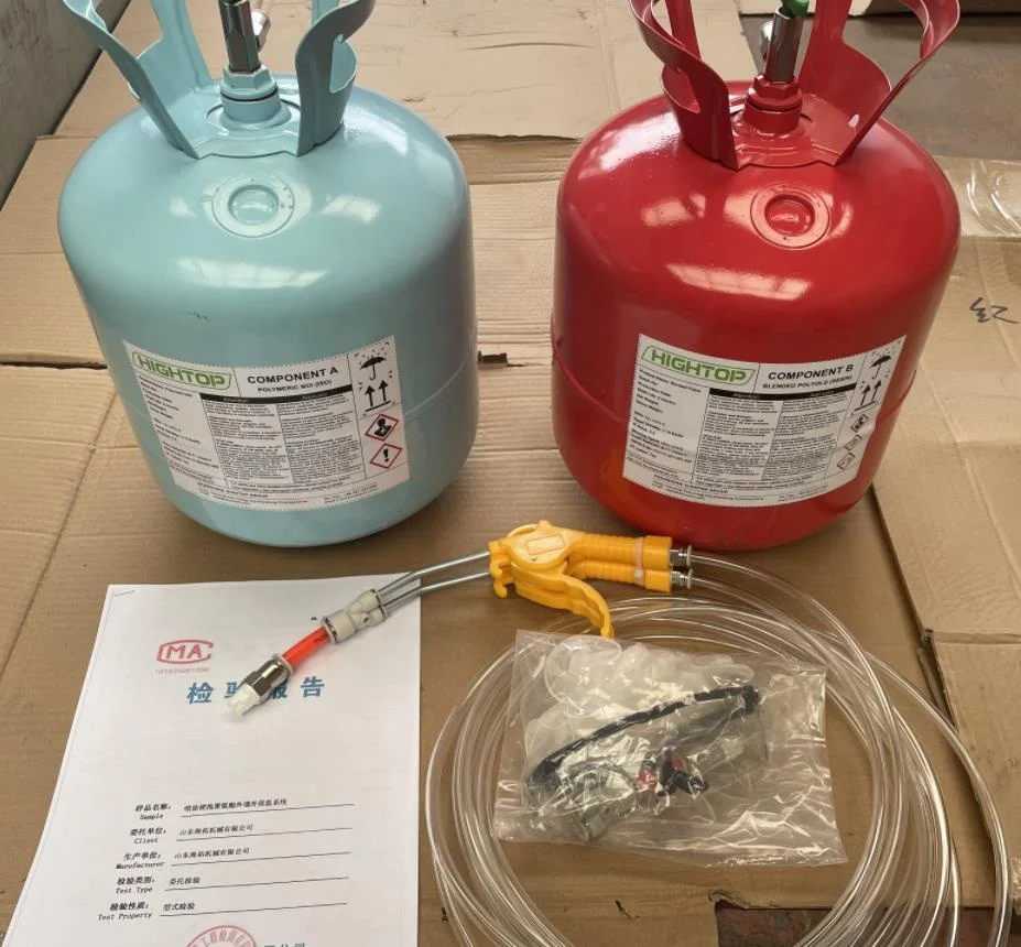 600ft 300ft 200ft Portable Pressure Tank Closed Cell Spray Foam Cans Insulation Kits for Wall and Roof