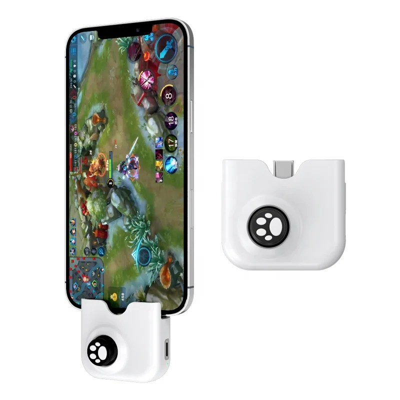 Game Controller with Charging Port Xiao Yao Finger Trigger Joystick Game Assist Artifact for IOS and Android Mobile Phone Gaming