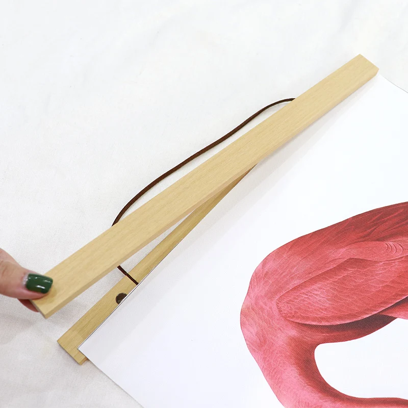 Diy Frame Hanging Wooden Poster Wood Picture Wall Framework Solid wood Arts Print Hanger Frames