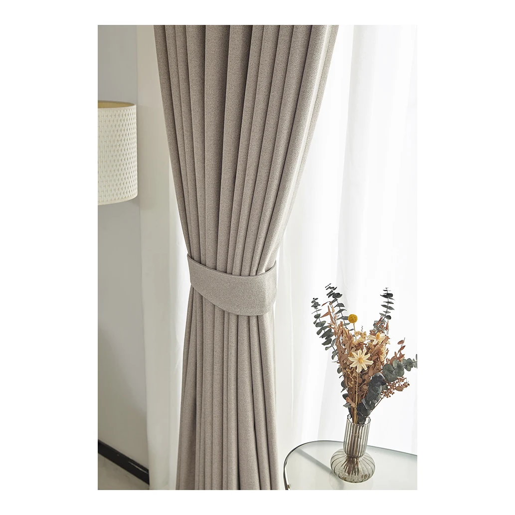 Wholesale 126' Inch 320cm Width Window Textiles Decor Dot Blackout Sheer Curtain Fabric Roll Cheap Curtain Fabric Stocklot