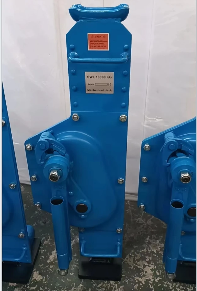 China High Quality 10 Ton rack track jacks Mechanical Jack price
