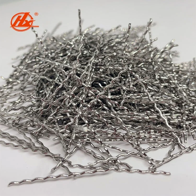 Corrugated Segment Refractory Stainless Steel Fibers 304ss for Concrete