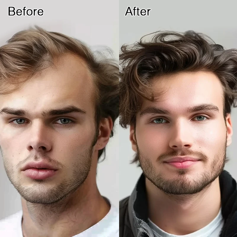 Emeda оптовая продажа D7-3 натуральные человеческие волосы прочные Сменные для мужчин