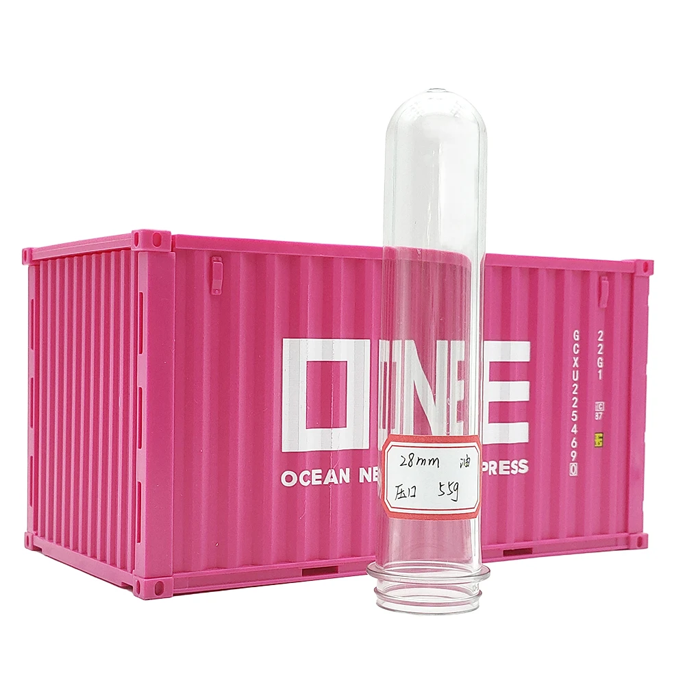 28mm 55g  mineral oil Bottles 100% Virgin PET Resin Suppliers PET Preform 800ml