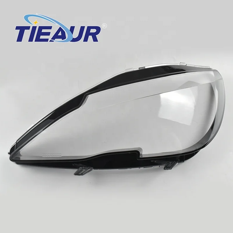 TIEAUR auto part black border transparent headlight lens cover for Peugeot408 15-19 Year