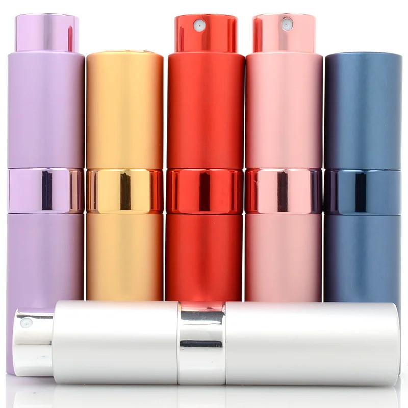 5ml  Luxury Empty Portable Perfume Bottle  Mini Aluminum Spray Bottles For Perfume / Metal Spray Tubes