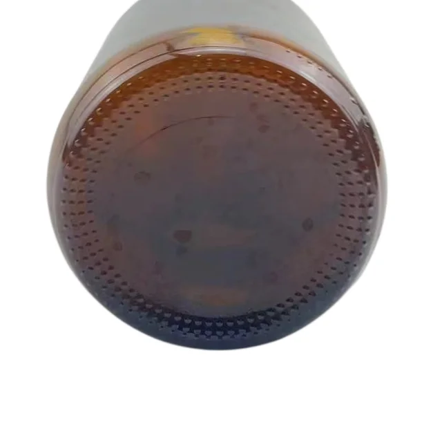 2 liter large capacity liquor unique shape empty amber beer wine glass bottles for sale