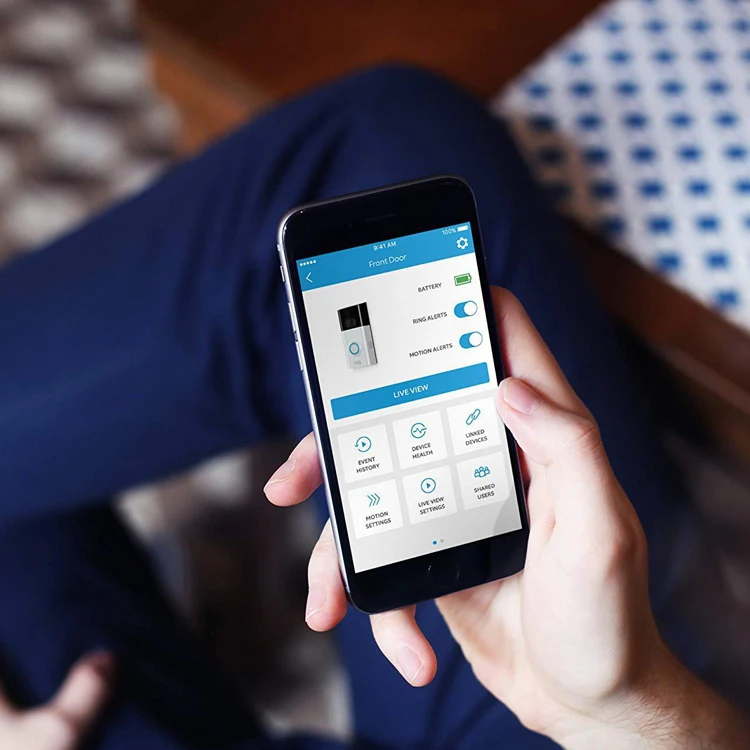 Tuya Smart Home WiFi 1080P 2 Megapixel wireless wifi video door phone with indoor chime