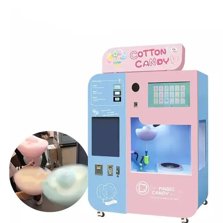 Automatic Cotton Candy Vending Machine Cotton Candy Machine