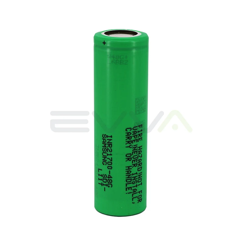 21700 4800mAh 15A Cylindrical Lithium ion Rechargeable Battery Pack OEM Battery Pack for Samsung INR21700-48G