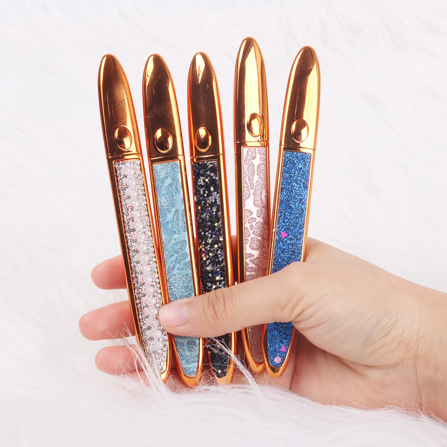 Glitter Colorful Waterproof Gel Adhesive Eyeliner Water Activated Liquid Eyeliner Pencil Glue Pen