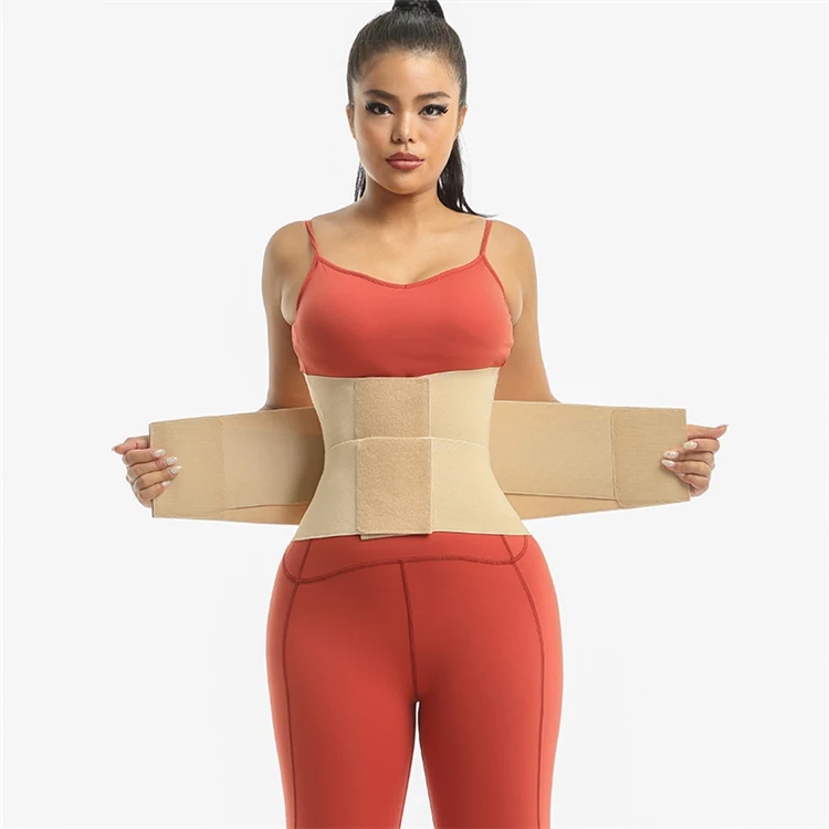 Women Plus Size Trimmer Belt Weight Loss Wrap Workout Custom Logo Waist Sweat Belt Double Control Power Waist Trainer Belt
