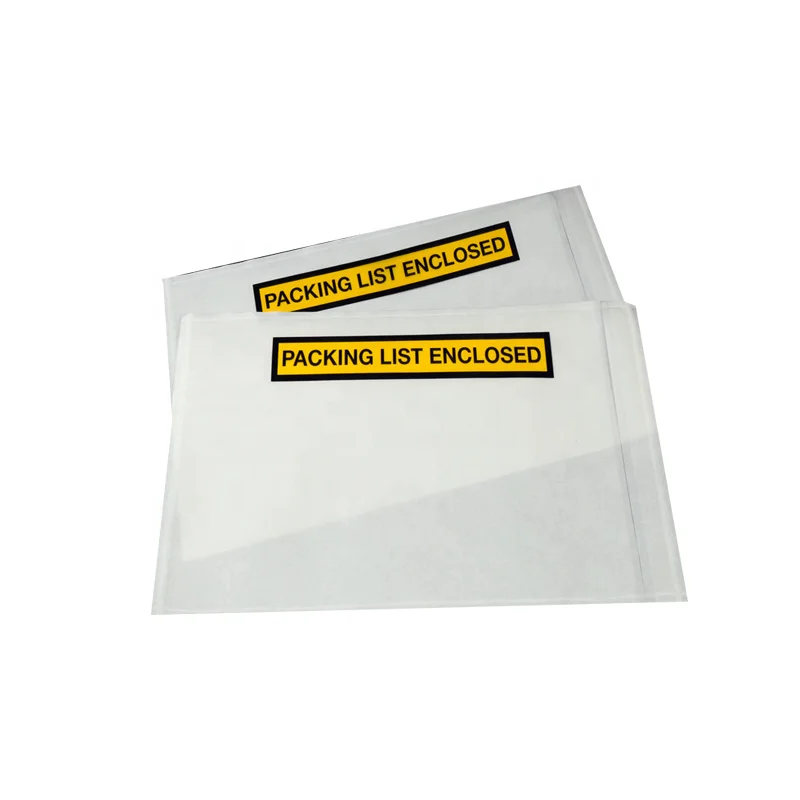DHL Packing list envelope for express