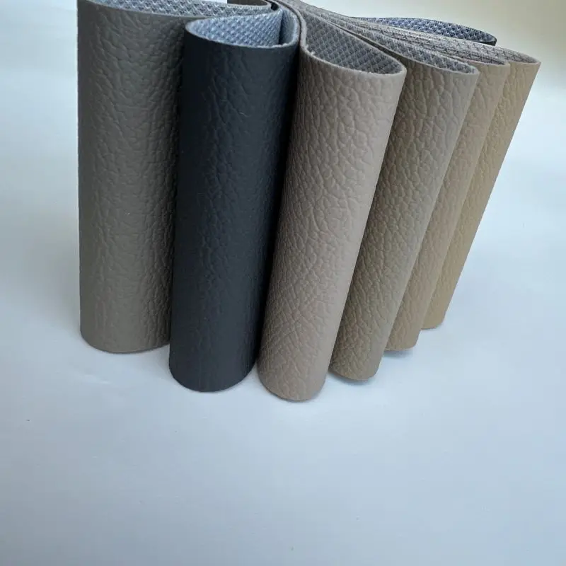 Personalized Recycled PVC Artificial Leather Sofa Furniture Floor Mats Scratch Resistant Embossed Woven Car Seats Chairs Good