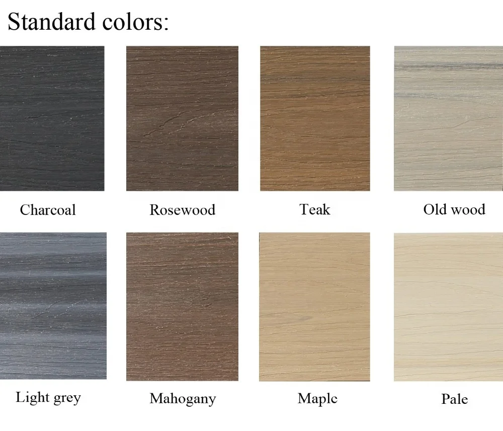 Environmental protection and high quality wood plastic material multi-functional co-extruded column, size 100*100mm