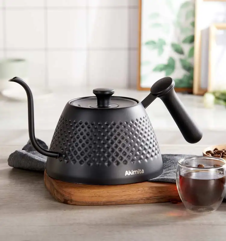 Richy Traditional handmade coffee Maker 304 Stainless Steel Gooseneck Coffee Kettle
