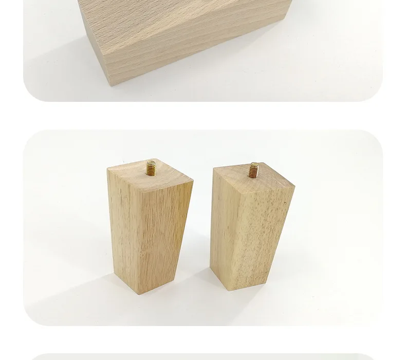 10cm wooden furniture square wooden sofa legs Square wood furniture legs