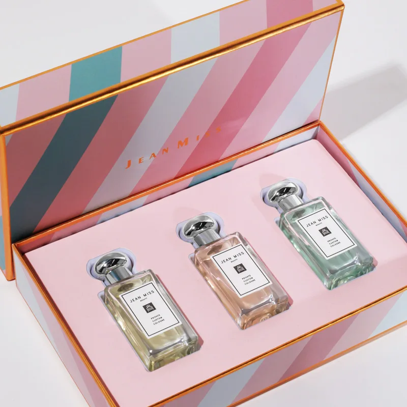 30ml 3pcs Private Label Long-Lasting Mens body spray Perfume Fragrance Original Perfume Gift set  For Men