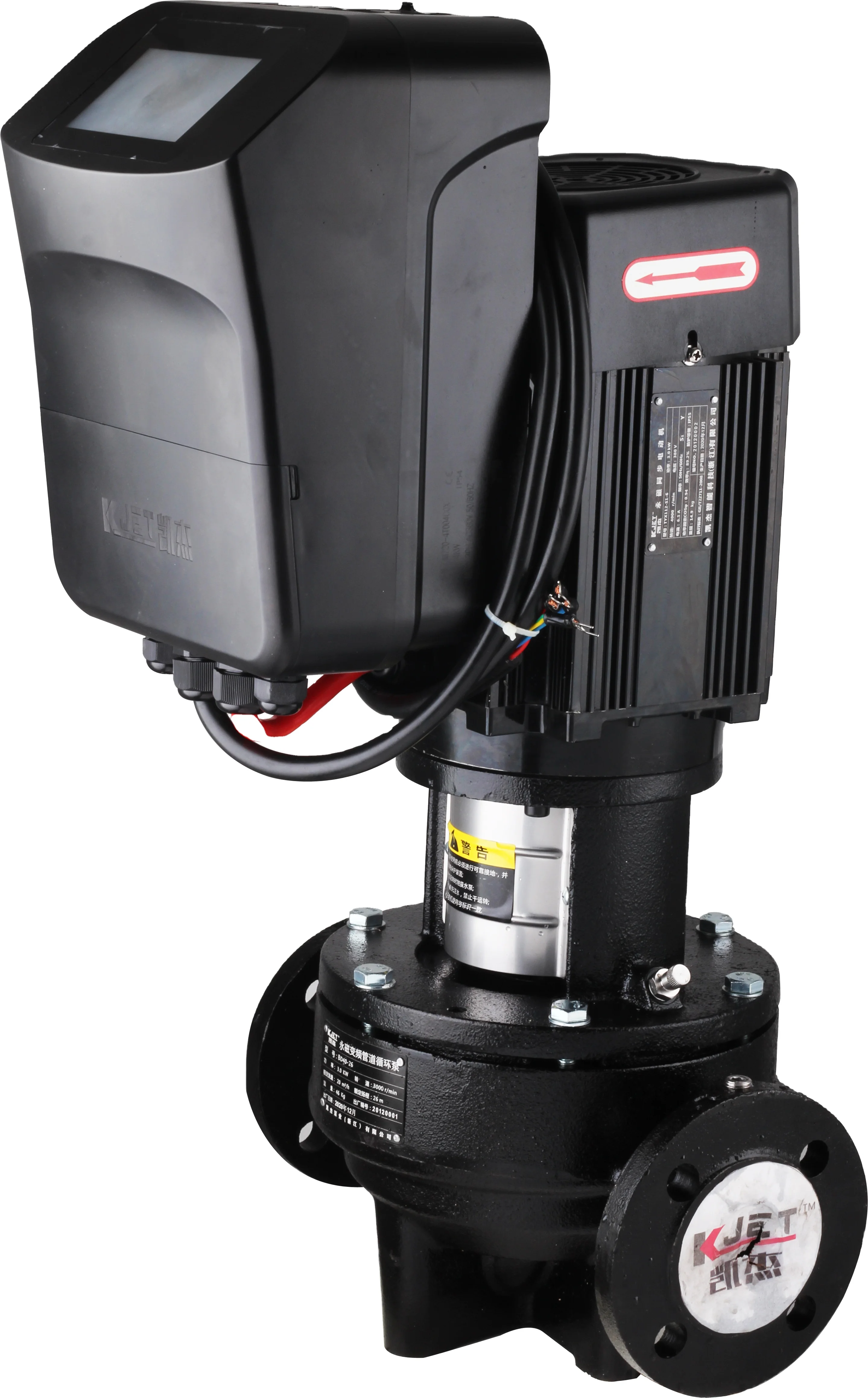 Electric 20HP Stainless Steel High Head High Flow  Constant Pressure Vertical Multistage Water Pump