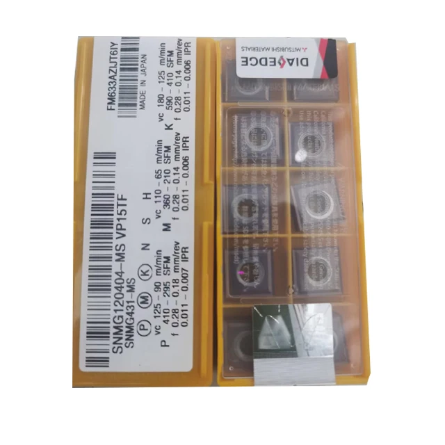 
CNC carbide lathe insert SNMG120404 MA VP15TF for cutter 