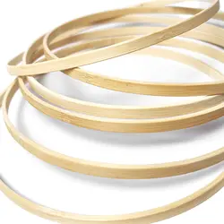 Wedding decoration unpainted round circles floral wreath wall hanging wooden craft hoop wood ring for dreamcatcher