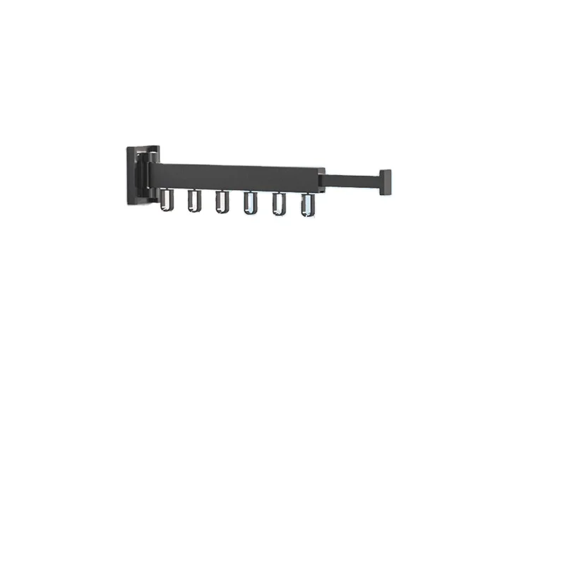 Easy to use Can be used for storage Thickened material 360 rotation Wall mounted folding clothes hanger