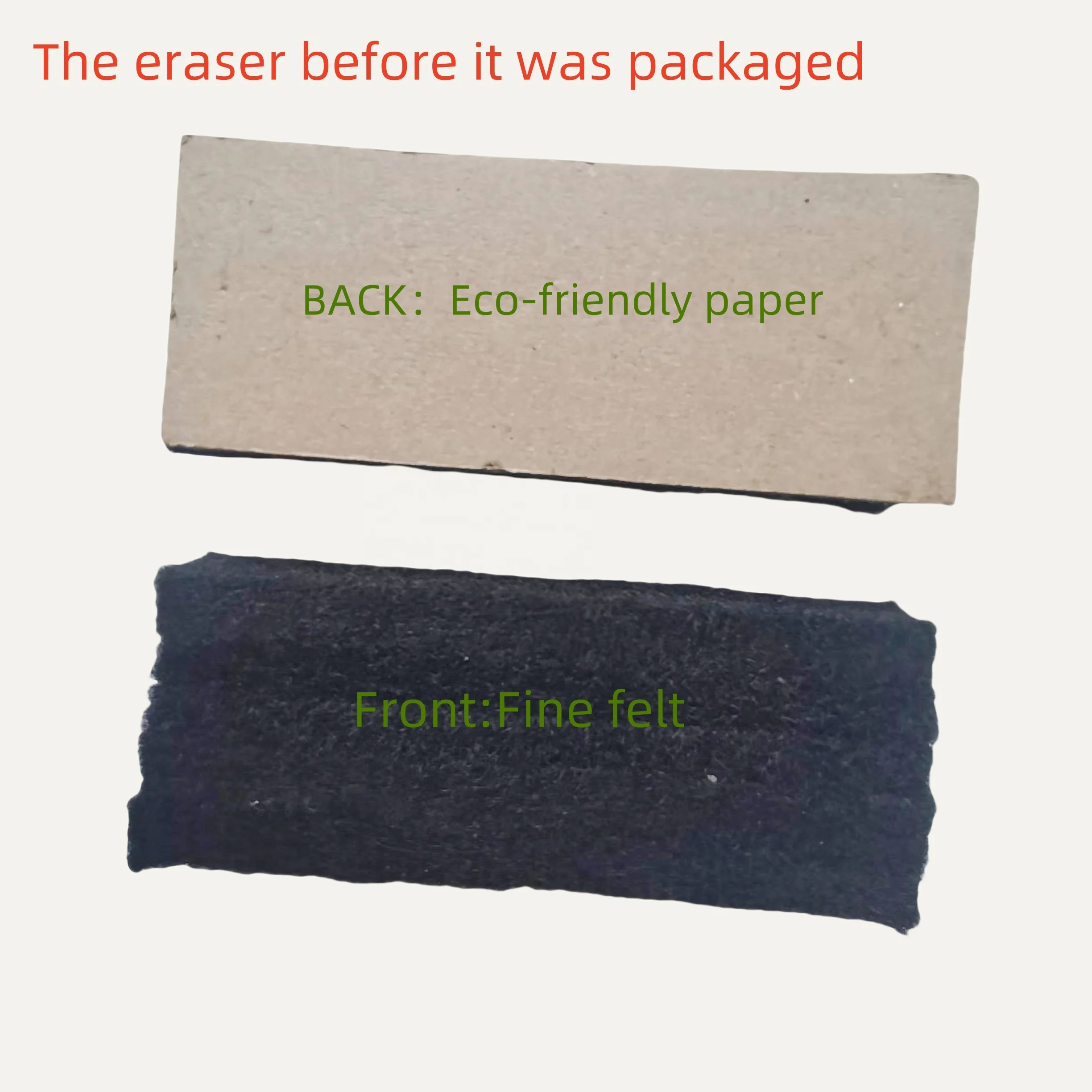 Eco-friendly large board eraser felt chalkboard erasers dustless blackboard cleaner chalk eraser