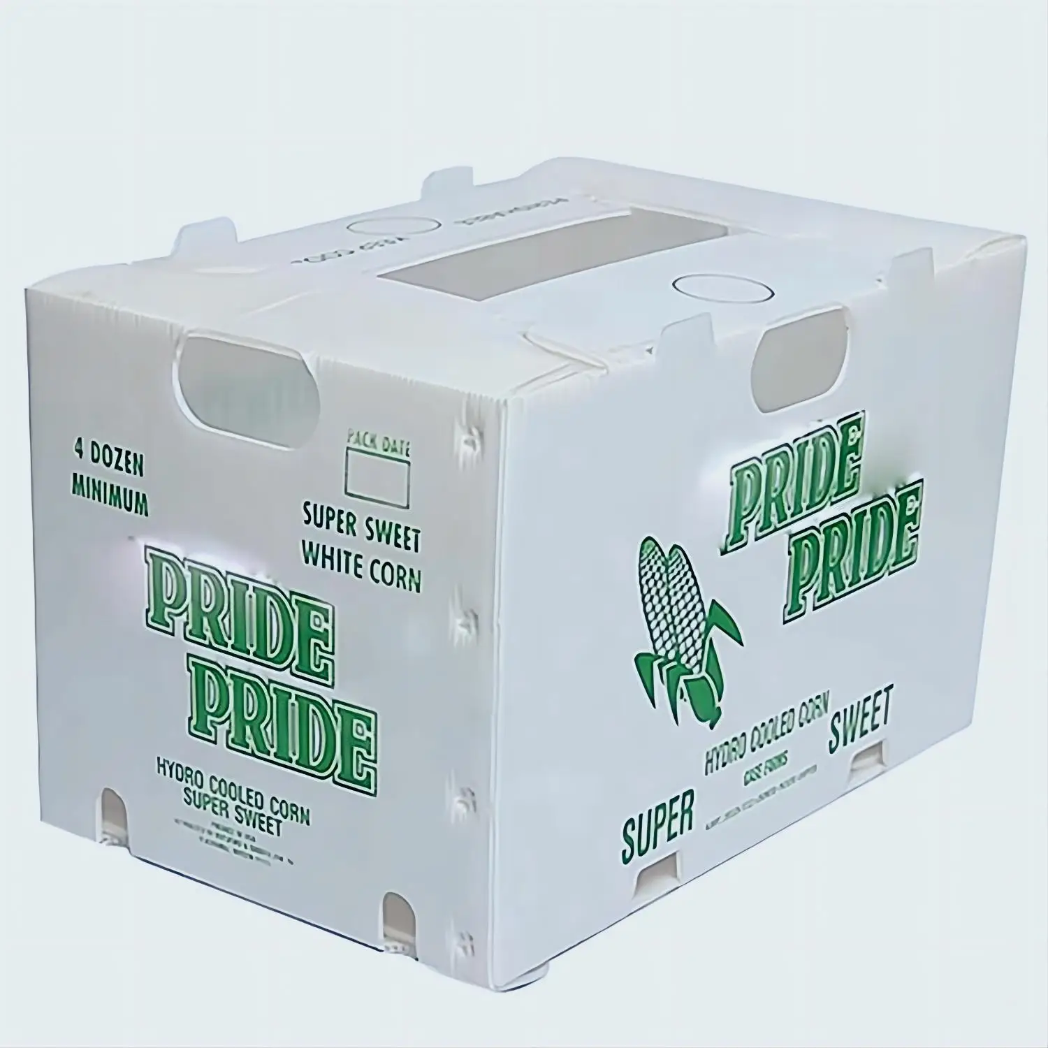 Plastic packaging box for fresh vegetables asparagus recyclable Plastic Corrugated boxes