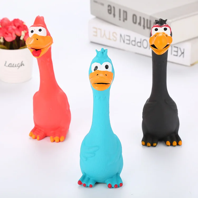 
Hot Sale Pet Chicken Shape Dog Toy Oem Wholesale Latex Squeaky Tpr Barking Custom Silicone Squeakers Dog Toy 