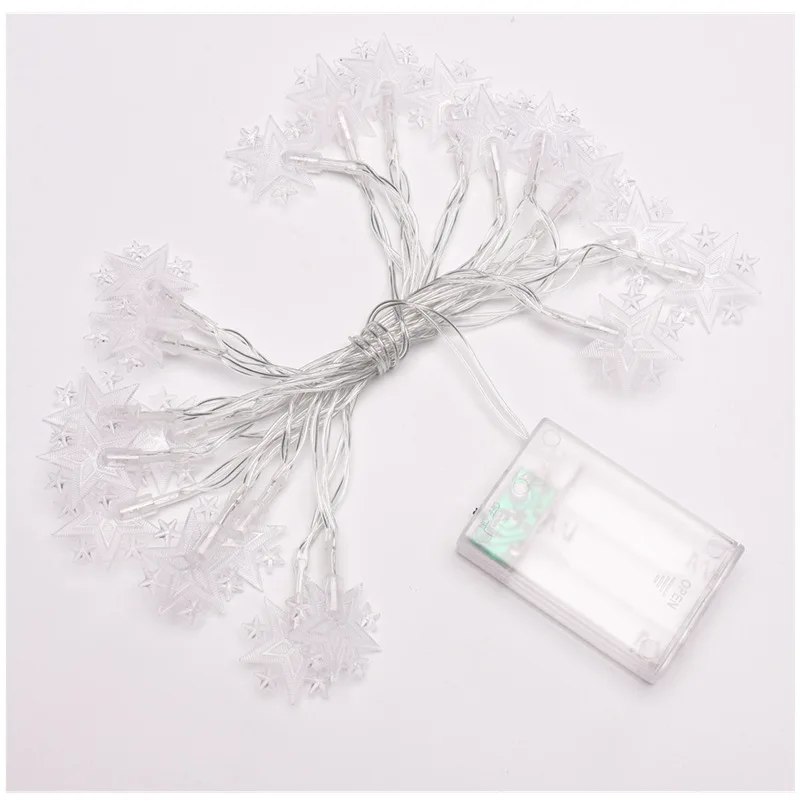 Led 3 m 20 LEDs Moon And Star Light Waterproof Battery Customized For Decoration Party Holiday String Night Light