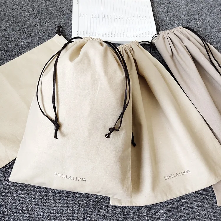 Роскошные ювелирные изделия косметический подарок Упаковка Drawstring хлопок мешок для пыли сумочки