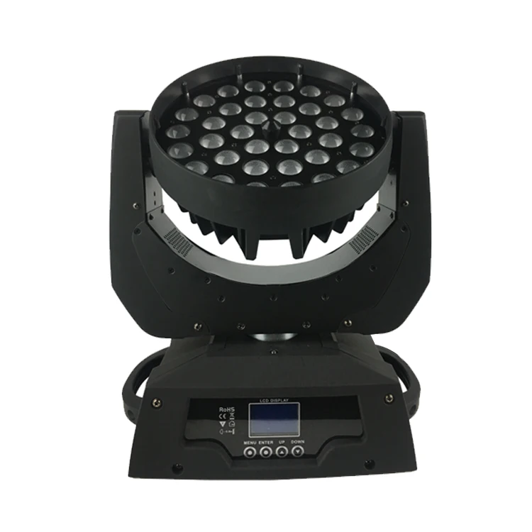 36x18 Вт RGBWA UV 6 в 1 Zoom LED движущаяся головка для