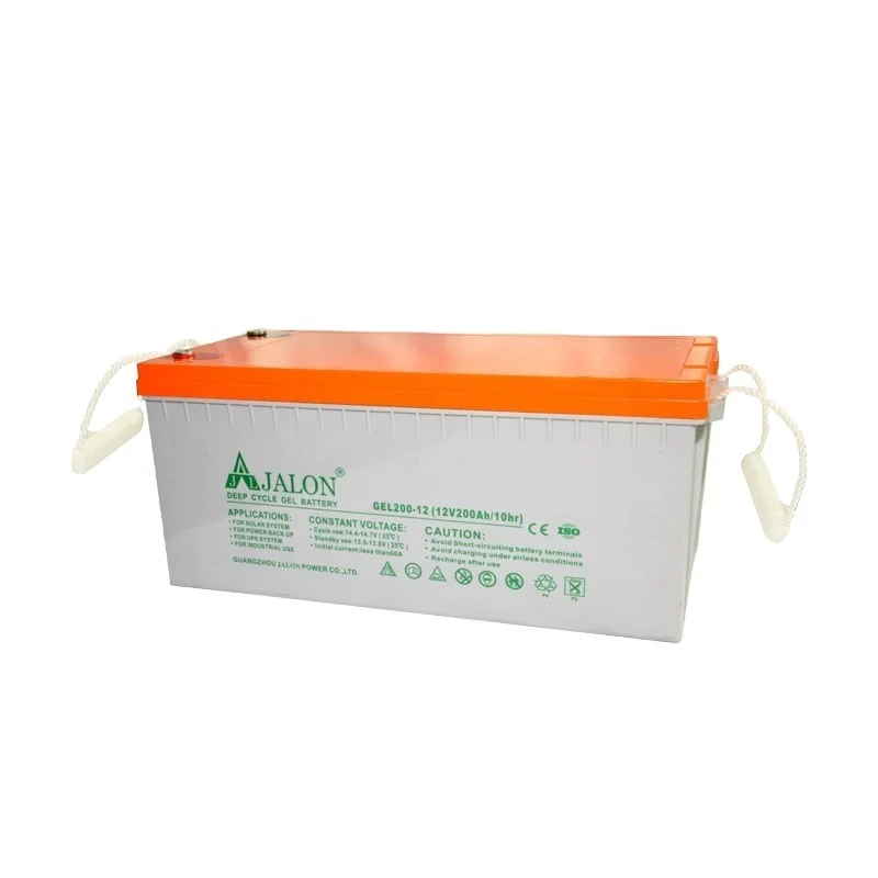 12V 200Ah Rechargeable Gel Battery Famous Brand Safe Design 12v 150Ah 250ah Long Life Deep Cycel Gel Vrla  solar Battery