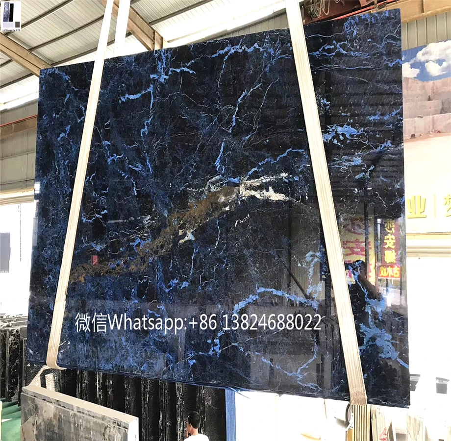 Синяя мраморная плитка foshan, цена