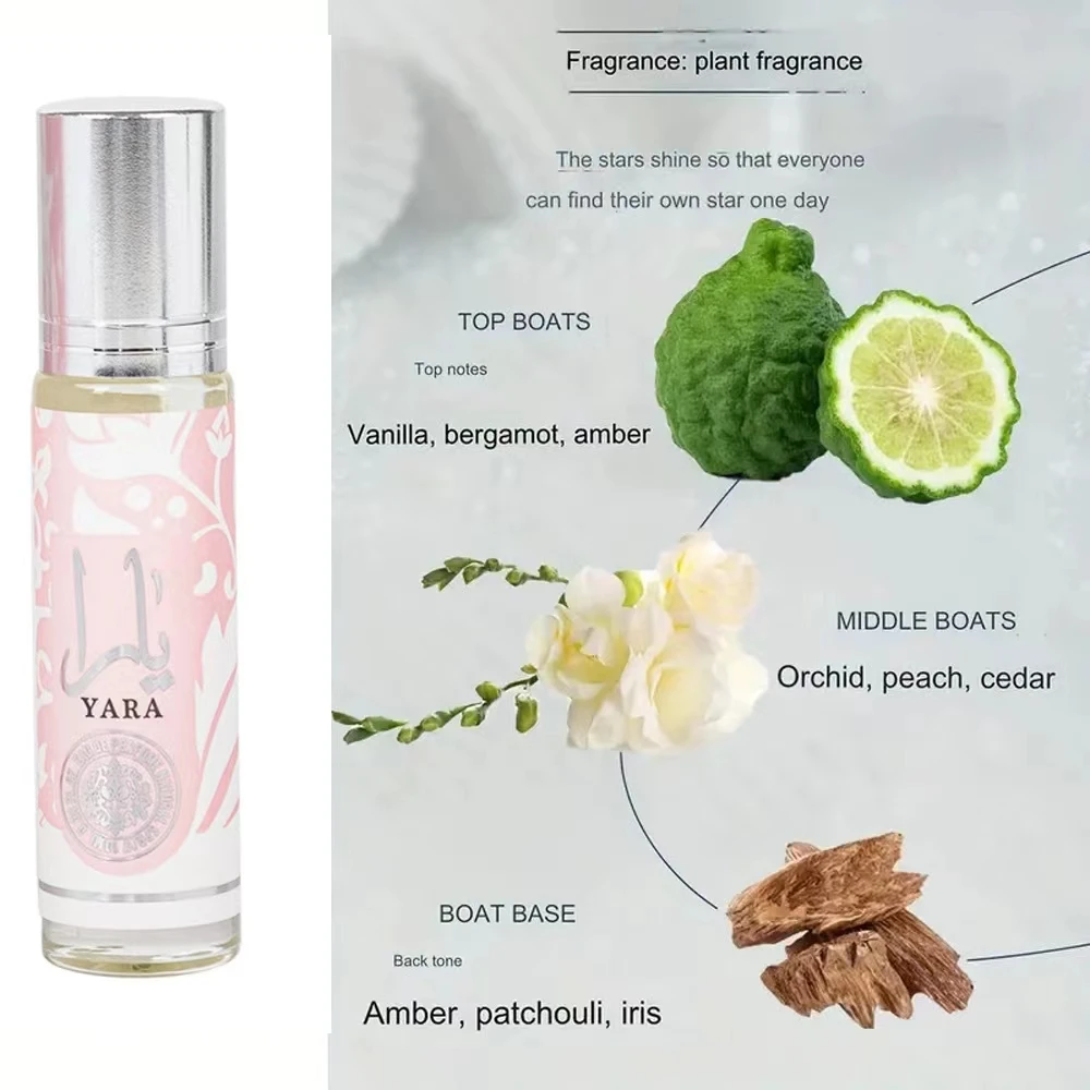 perfumes original Wholesale 10ML womens Xiyin Yara long-lasting light fragrance roll-on perfume