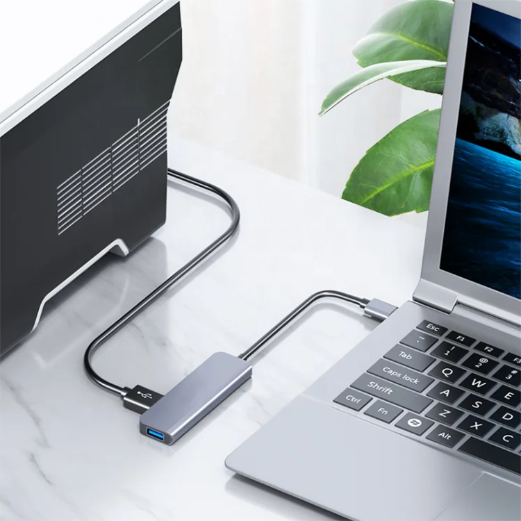 Fashion 3.0 2.0 Multiport C Adapter Usb Hub 3.0 4 Ports 4-port 4 In 1 Usb 3.0 Hub 4 Port Usb Hub For PC