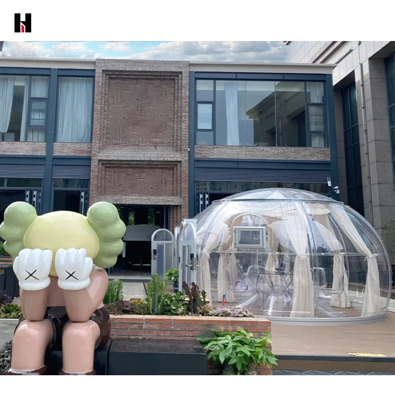 dome house prefab hotel high-end custom waterproof and sound insulation pc dome house outdoor