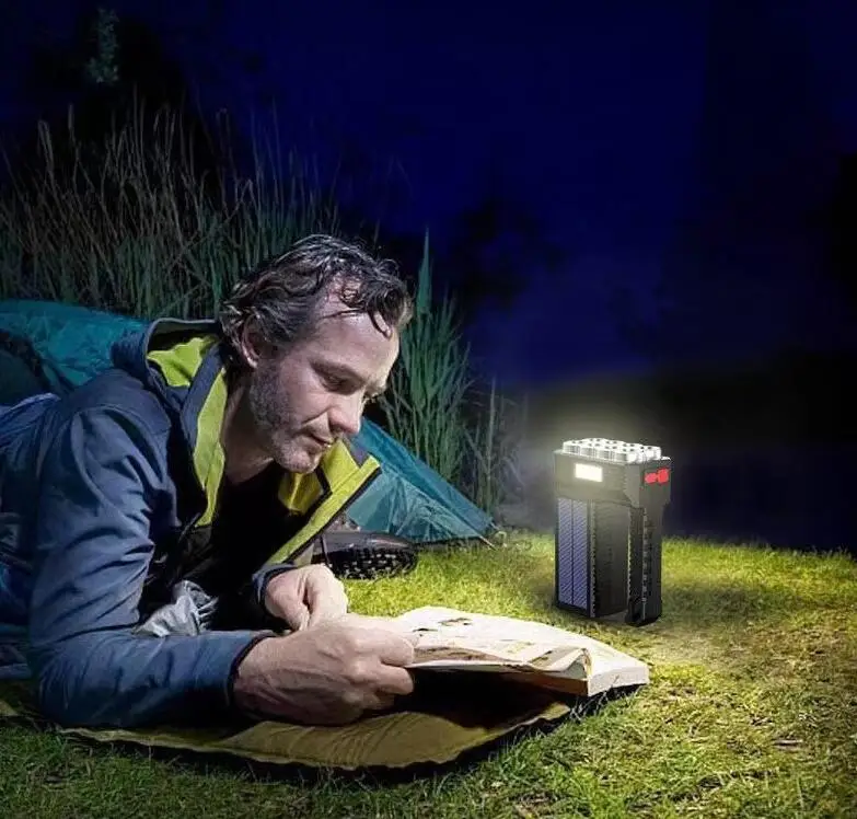 Outdoor Multi-function Portable Torch Searchlight LED Flashlights USB Smart Charging High Power Flashlight