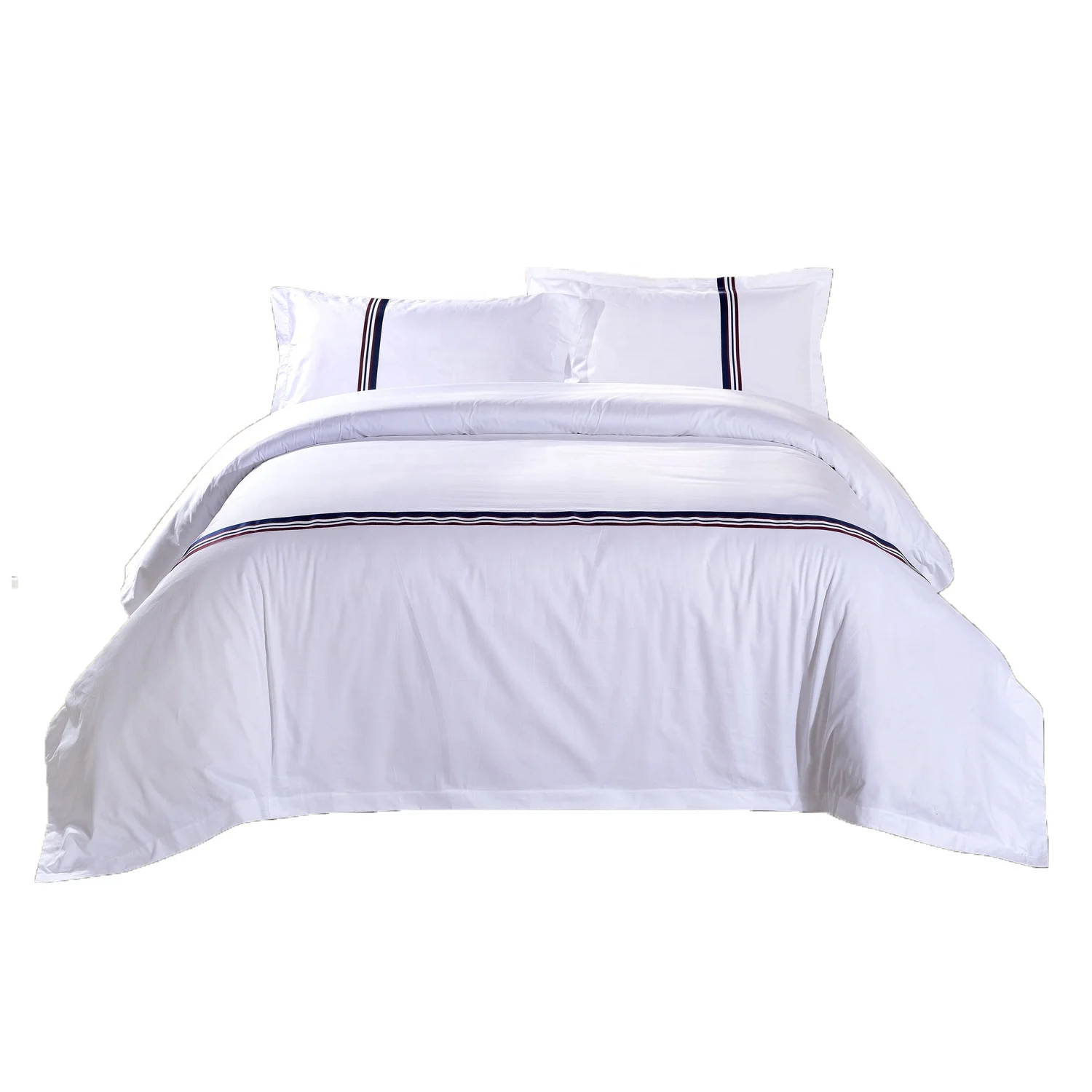 High quality Hotel bedding linen luxury 60S bed sheet printing bedding set 100 cotton hotel