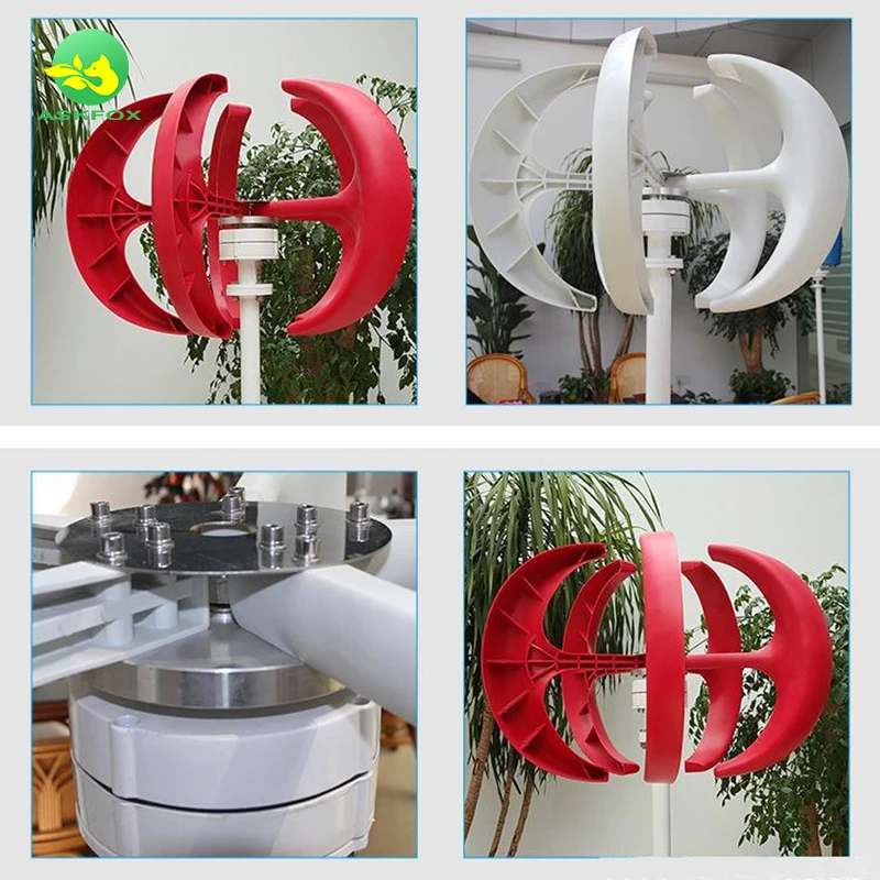 400w 600w 1000w 2000w 3000w Vertical Wind Turbine 3 Phase 12V 24V 48V 96V Vertical Axis Wind Turbine Generators