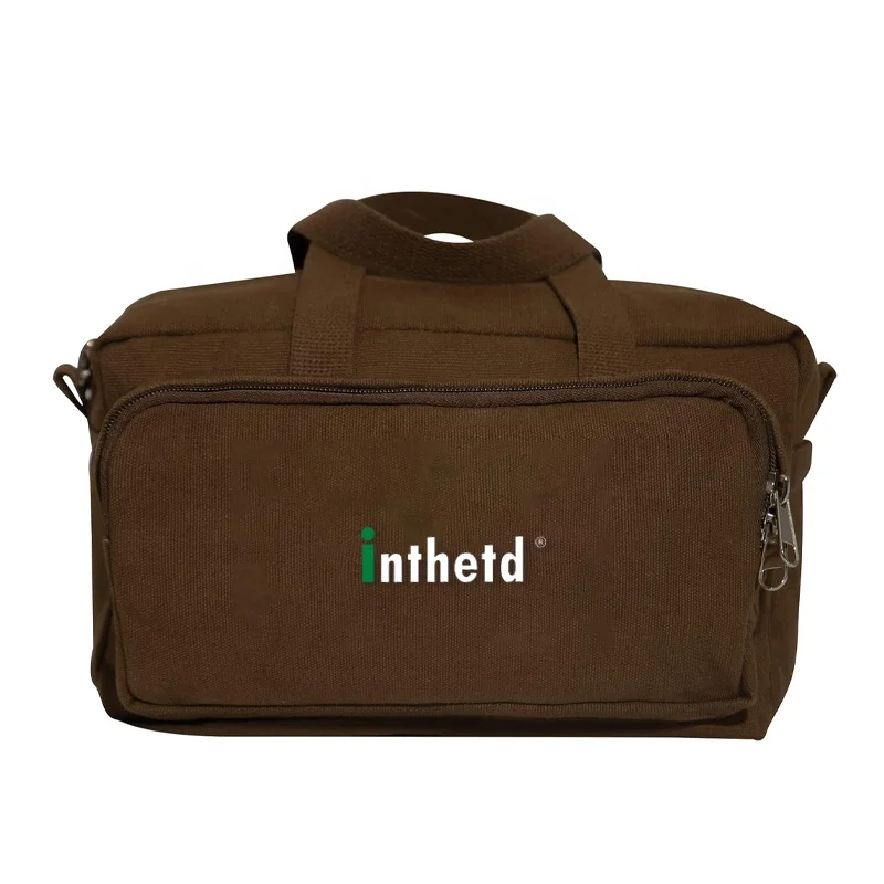 custom Constructed With Rugged Canvas Mechanics daily casual cotton tote bag zipper tool bag