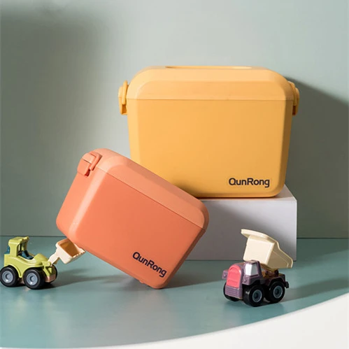 Children Toys Storage Household Plastic Desktop Storage Box Snack Storage Box Baby Color Mud Building Blocks Organizer Box