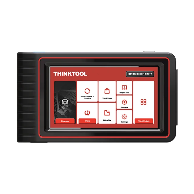Smart OBDII Car Diagnostic Tool Full System Full Modules Diagnostic Machine TPMS Sensor Thinktool Engine Analyzer Supported 7.4V