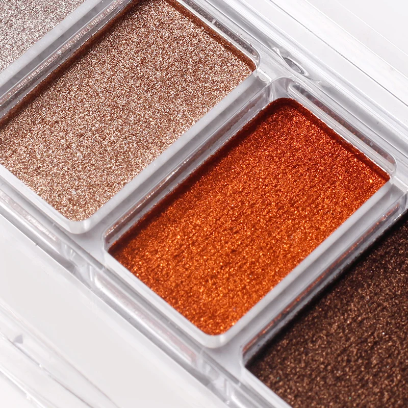 6 Colors Holographic Aurora Laser Solid Nail Mirror Powder Titanium Metallic Glitter Chrome Pigment Nail Decoration