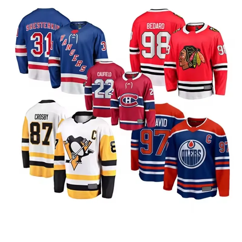 2024 new designs American National Ice Hockey jerseys 32 teams in stocks wholesale