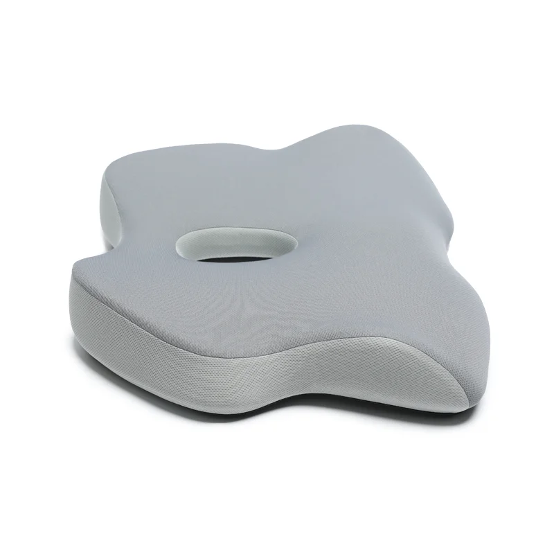 China Manufacturer Adult Auto Drivers Memory Foam Orthopedic Coccyx Car Seat Cushions With Strap