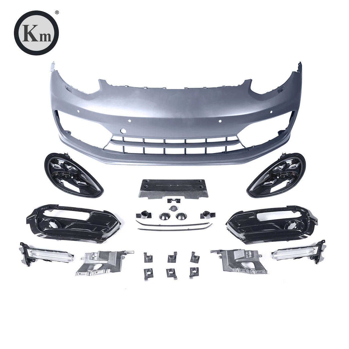 KM  for 2011-2016 years panamera 970.2  970.1upgrade to 2017-up 971.1 pp material GTS front bumper body kit LED lights headlight