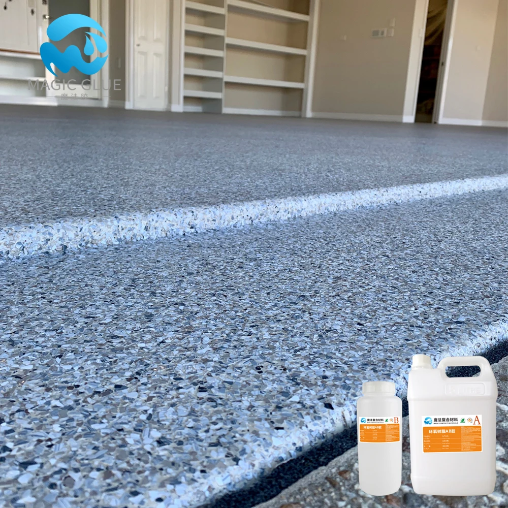 Decorative and Oil Resistant Epoxy Flake Floor for Garage,Kitchen,Stairs