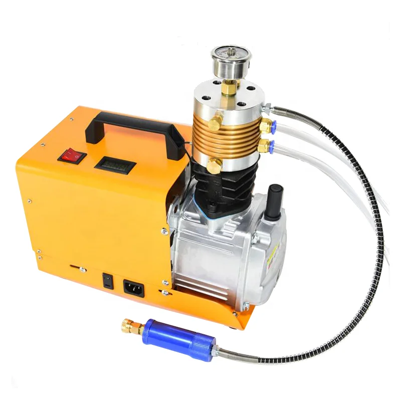 4500 psi 300bar mini cheap high pressure auto-stop version pcp pump air compressor air refill machine